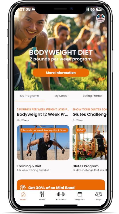 BODYWEIGHT DIET APP

